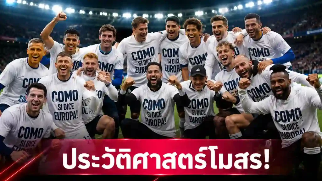 เชส ฟาเบรกาส พา โคโม่ การันตีบอลยุโรป ลุ้นตั๋ว UCL กัลโช่ เซเรีย อา