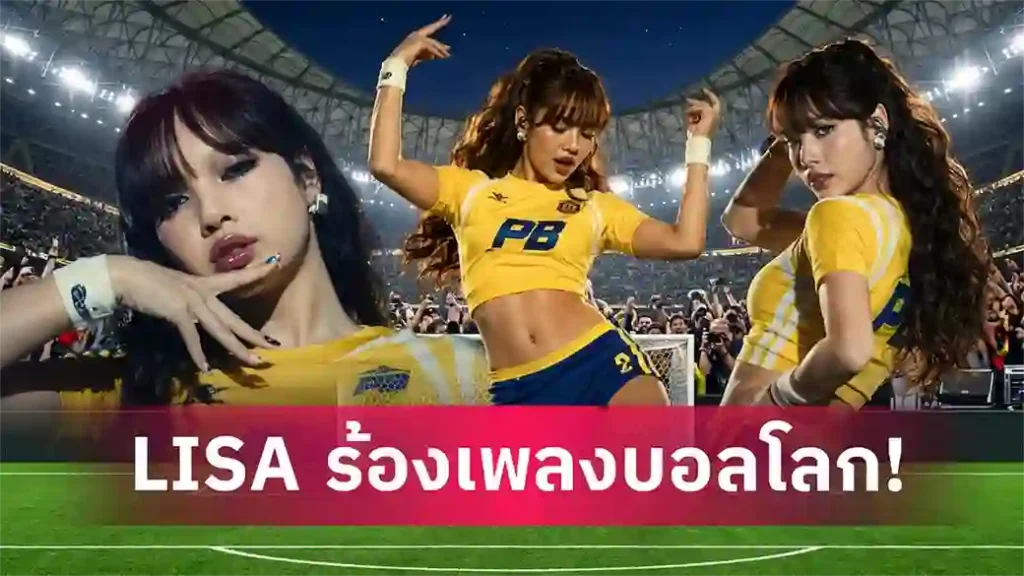 เจาะลุค ลิซ่า ร้องเพลงบอลโลก GOALS 2026 ในมิวสิกวิดีโอทางการของฟีฟ่า